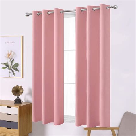 pink curtains amazon